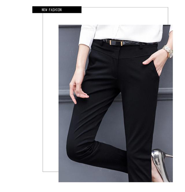 ハイウエスト スラックス レディース ビジネスオフィスパンツ 伸縮ズボン 仕事 カジュアル 通勤 スリム チノパン スキニー美脚 スーツ生の通販はau Pay マーケット 岩見洋服店