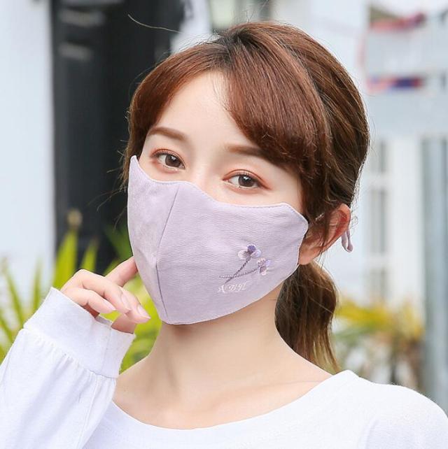 厚手 マスク 秋冬用 送料無料 2枚セット 可愛い 大人 綿 マスク 洗える布マスク 花柄 レディース用 3層構造 防寒 保温 飛沫防止 花粉症 の通販はau Pay マーケット 岩見洋服店