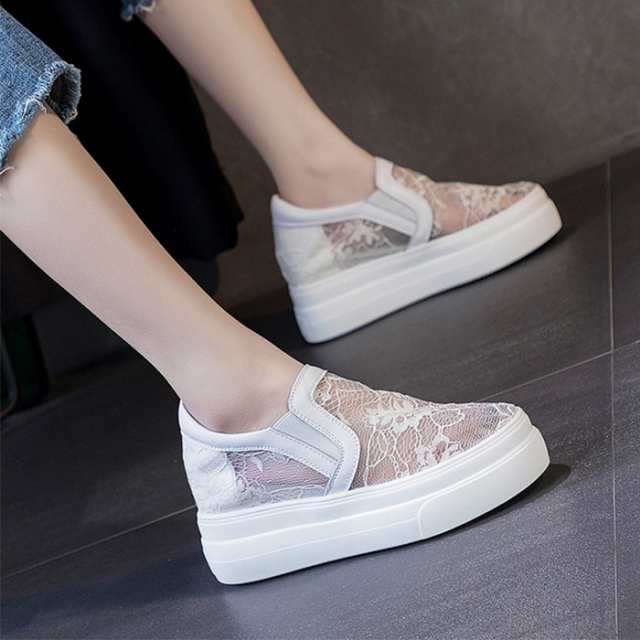 メッシュ スリッポン スニーカー 厚底 スニーカー レディース 厚底スリッポン 春 春物 靴 シューズ スリッポンスニーカー 全店2点送料無の通販はau Pay マーケット 岩見洋服店