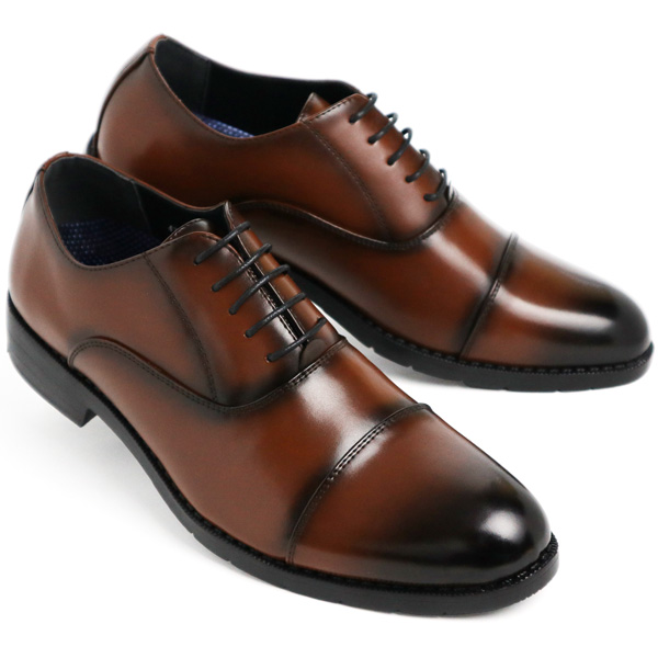 新品　メンズ　ビジネスシューズ　防水　革靴　3E ビジネスシューズ メンズ 革靴 大きいサイズ 3E 黒 外羽根