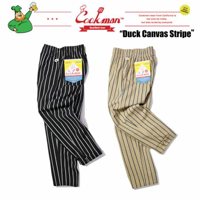 クックマン シェフパンツ ダック キャンバス ストライプ COOKMAN Chef Pants Duck Canvas Stripe 33838 33837の通販は