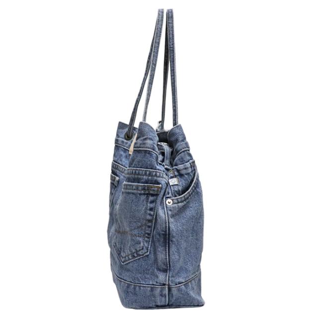 サムシング デニム トートバッグ レディース atelier SOMETHING DRAWSTRING BAG_2