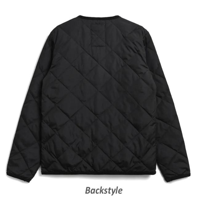 タイオン TAION ダウン ジャケット シティ パイピング クルーネック ダウンカーディガン メンズ レディース ユニセックス 軽量 防寒 TAION-104CI