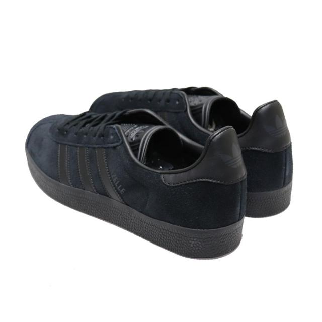 アディダス オリジナルス スニーカー メンズ レディース ガゼル ブラック/ブラック 黒 adidas Originals GAZELLE Black_2