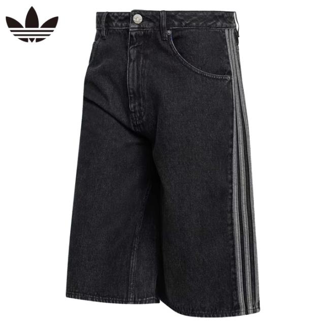 アディダスオリジナルス パンツ ショートパンツ ジーンズ デニム ファイヤーバード アディカラー ショーツ メンズ ブラック adidas Originals FIREBIRD ADICOLOR DENIM SHORTS