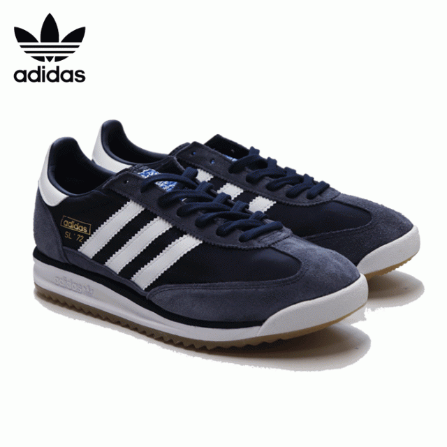 アディダスオリジナルス エスエル 72 アールエス ネイビー 紺 シューズ adidas Originals SL 72 RS Navy 即納の通販は 11,011円