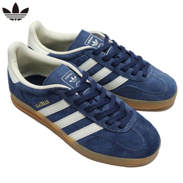 アディダス オリジナルス スニーカー シューズ メンズ レディース ガゼル インドア ネイビー adidas Originals GAZELLE INDOOR