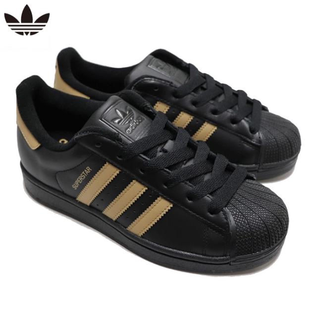 アディダス オリジナルス スニーカー シューズ レディース スーパースター 2 ダブル ブラックブラウン adidas Originals SUPERSTAR II W