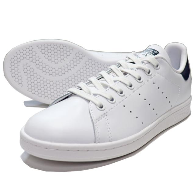 アディダス オリジナルス スニーカー メンズ レディース スタンスミス ホワイト ダークネイビー adidas Originals STAN SMITH_1