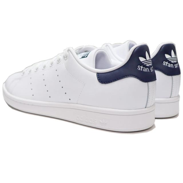 アディダス オリジナルス スニーカー メンズ レディース スタンスミス ホワイト ダークネイビー adidas Originals STAN SMITH_3