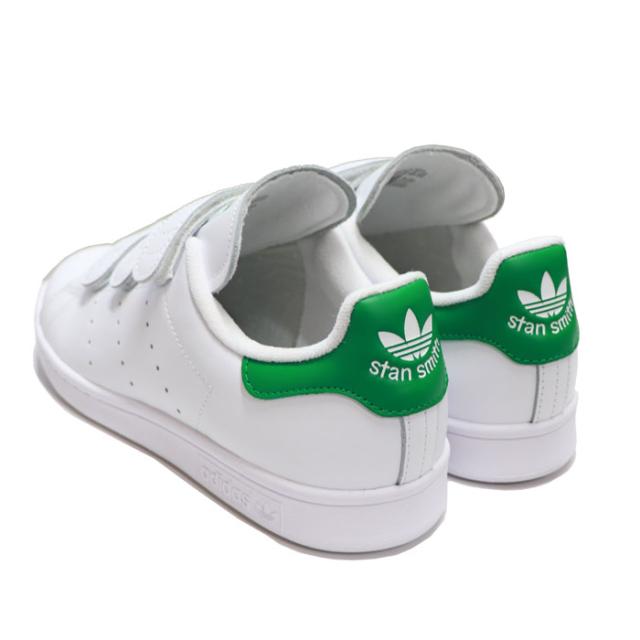アディダス オリジナルス スニーカー スタンスミス CF スニーカー メンズ レディース ベルクロ ホワイト/グリーン adidas Originals STAN SMITH CF_2