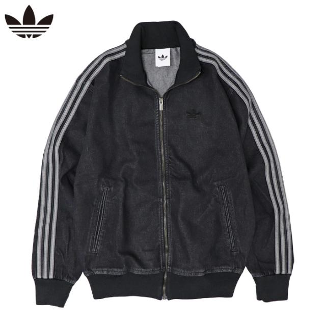 アディダスオリジナルス ジャケット ファイヤーバード デニム トゥルーブラック adidas Originals ADICOLOR DENIM FIREBIRD TRACK TOP