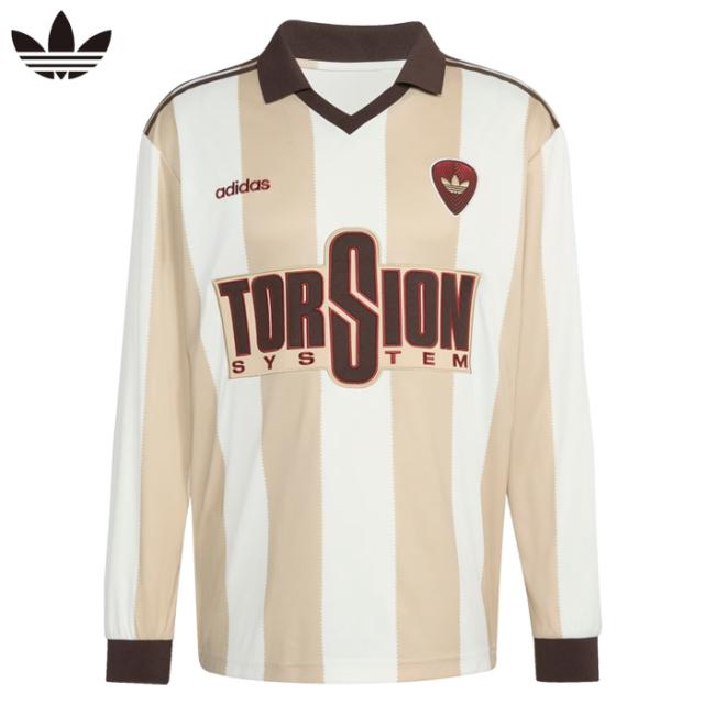 アディダス オリジナルス ジャージ 長袖 ブリットコア オフホワイト ストーンカーキ adidas Originals BRITCORE JERSEY