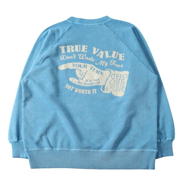 バーンズ アウトフィッターズ ゴート ピグメント クルー プリント スゥエットシャツ BARNS OUTFITTERS GOAT SW PG CREW PT バーンズ アウトフィッターズ ゴート ピグメント クルー プリント