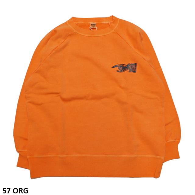 バーンズ アウトフィッターズ ゴート ピグメント クルー プリント