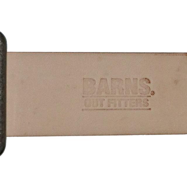 バーンズ アウトフィッターズ ベルト 40mm 姫路レザー スタッズ 日本製 本革 バックル アメカジ BARNS OUTFITTERS 40mm LEATHER BELT NUME