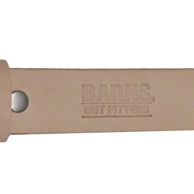 バーンズ アウトフィッターズ ベルト 30mm 姫路レザー スタッズ 日本製 本革 バックル アメカジ BARNS OUTFITTERS 30mm LEATHER BELT NUME