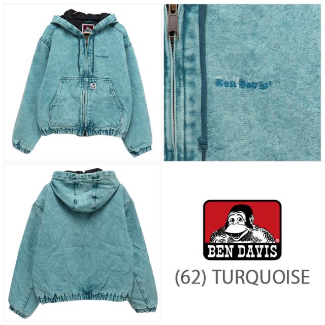 ベンデイビス ジャケット 長袖 ワークジャケット ダブルジップ