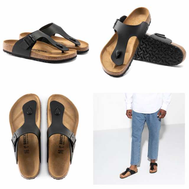 ビルケンシュトック サンダル メンズ ラムゼス ブラック レギュラーフィット(幅広) BIRKENSTOCK RAMSES BLACK