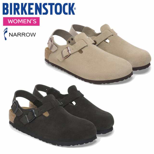 ビルケンシュトック サンダル レディース トキオ スウェード レザー ナローフィット (幅狭) BIRKENSTOCK Tokio Suede