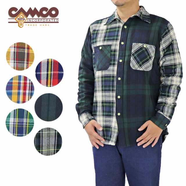 SALE セール) カムコ ヘビーウエイト フランネル シャツ ワーク ネルシャツ 厚手 長袖 Camco Heavy Weight Flannel  Work Shirtsの通販はau PAY マーケット - AFROJACK | au PAY マーケット－通販サイト