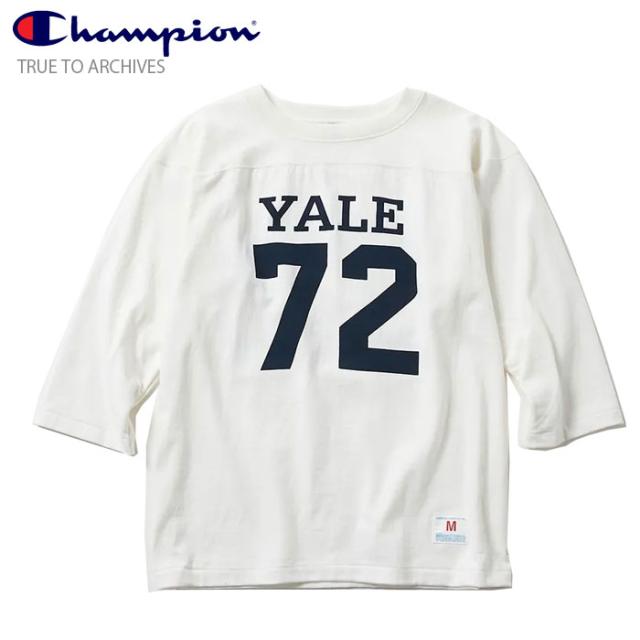 チャンピオン 日本製 3/4 フットボール Tシャツ P12トゥルートゥー 