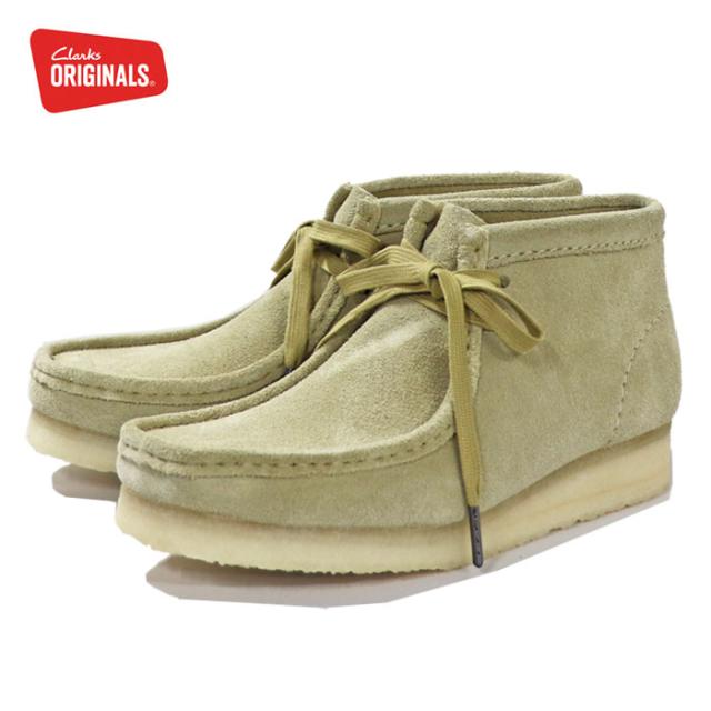 クラークス オリジナルス レディース ワラビー ブーツ メイプルスエード Clarks Originals Wallabee Boot Maple Suedeの通販は