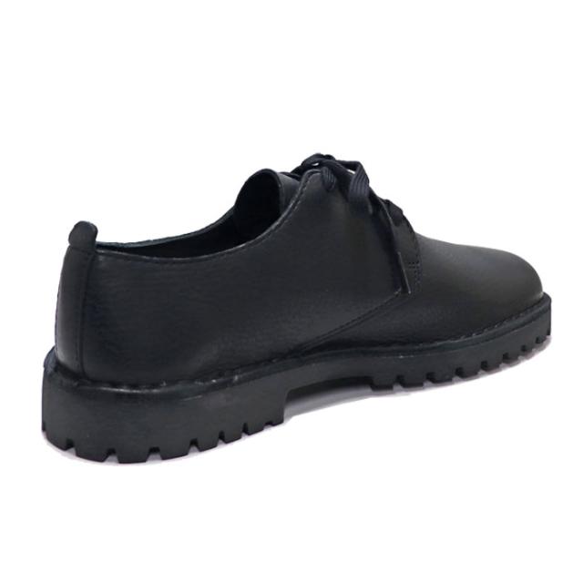 クラークス オリジナルス メンズ デザート ロック ロー ブーツ ブラック レザー Clarks Originals Desert Rock Lo Black Leather_2