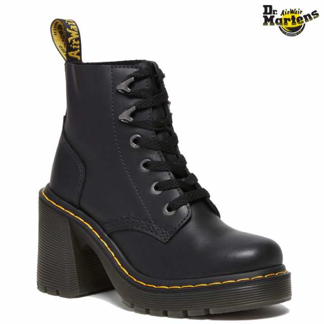 ドクターマーチン レディース 6タイ ブーツ ブラック 厚底 ブラック Dr.Martens JESY 6 TIE BOOT BLACK SENDAL 27613001