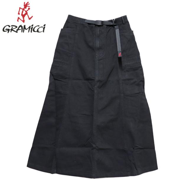 グラミチ レディース スカート ヴォヤジャー スカート ロング マキシ丈 Womens Gramicci VOYAGER SKIRT G4SW-SK042-BLACK