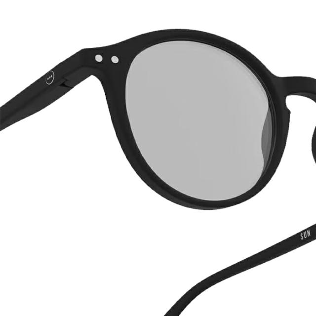 イジピジ サングラス サン ライト アダプティブ ディー マットフレーム UVカット メンズ レディース IZIPIZI SUN LIGHT ADAPTIVE #D Black Grey Lenses_2