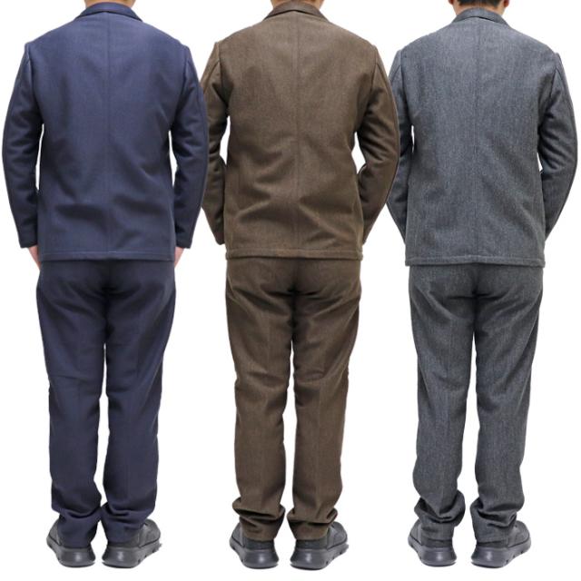 エドウイン EDWIN メンズ ジャケット ビジネス 通勤着 デニスラ ルーミー テーラードジャケット ツイード ROOMY TAILORED JACKET_12