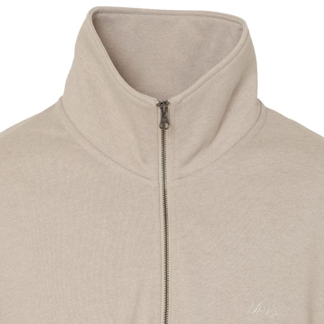 ナンガ トレーナードライ ミックス テリー ハーフジップ スウェット