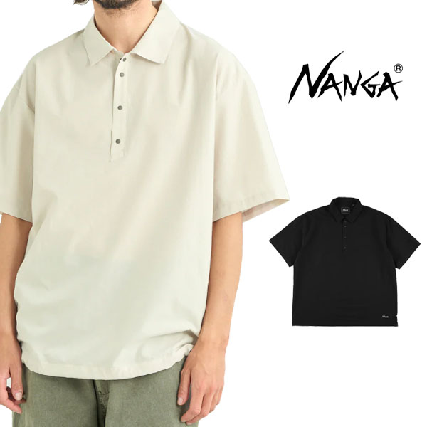 ナンガ シャツ ドットエア コンフィー 半袖 ポロシャツ 軽量 吸水速乾 (メール便送料無料) NANGA DOT AIR COMFY S/S POLO SHIRT 1M096A