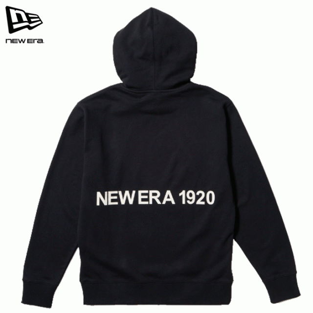 ニューエラ 長袖 スウェット フーディー 裏毛 コットン ブラック メンズ レディース NEW ERA SW PO HOODIE NE1920 BLK