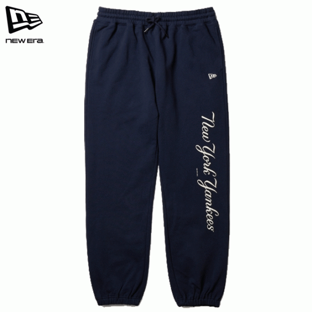 ニューエラ パンツ スウェット 裏毛 コットン ヤンキース ネイビー メンズ レディース NEW ERA SW PANTS NEYYAN NVY 252