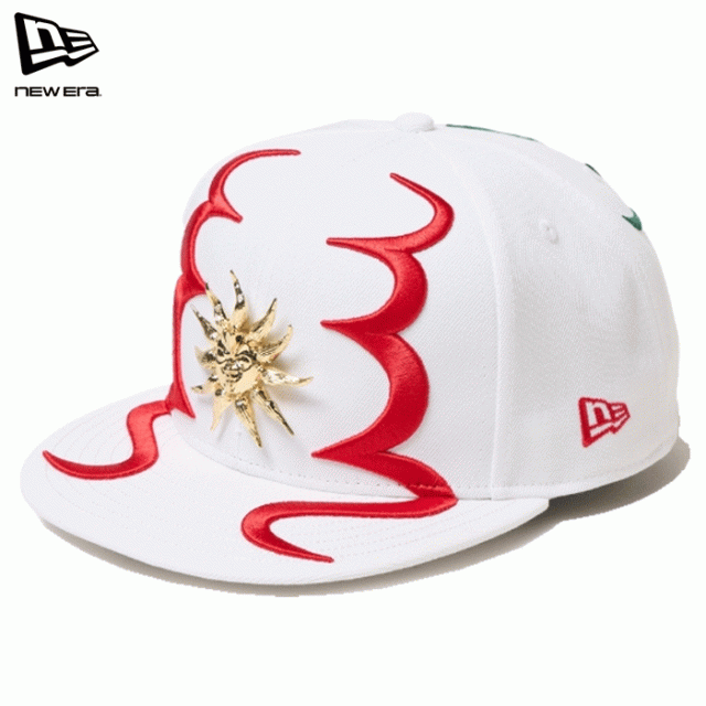 ニューエラ キャップ 59FIFTY 岡本太郎 太陽の塔 ホワイト NEW ERA 5950 TAROKA TAIYO PINS WHI