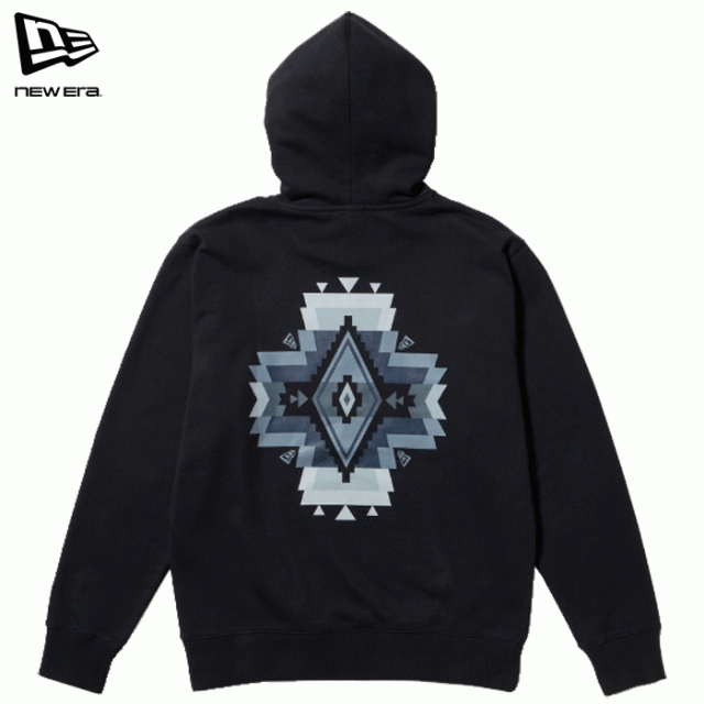 ニューエラ 長袖 スウェット フーディー ペンドルトン 裏毛 コットン ブラック メンズ レディース NEW ERA SW PO HOODIE PENDLETON BLK