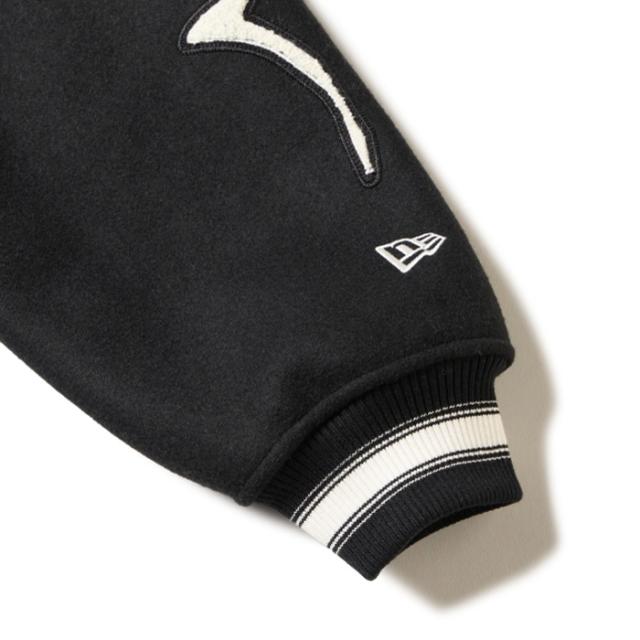 ニューエラ ジャケット アウター ブルゾン 岡本太郎 殺すな ブラック