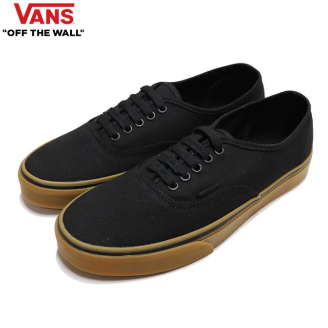 バンズ ヴァンズ スニーカー メンズ レディース オーセンティック ブラック/ガム USA規格 VANS AUTHENTIC BLACK/GUM VN000EGA0I4