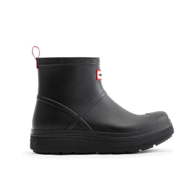 ハンター レディース メンズ レインブーツ ショートブーツ ブラック 長靴 PVC Hunter UNISEX PLAY MOLDED BOOT BLACK UFS7105PVC-BLK_1