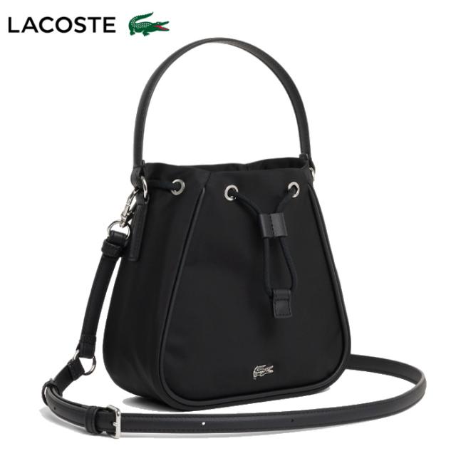 ラコステ バケットバック S ショルダーバッグ ブラック LACOSTE S BUCKET BAG NF5236DJ 000 NOIR