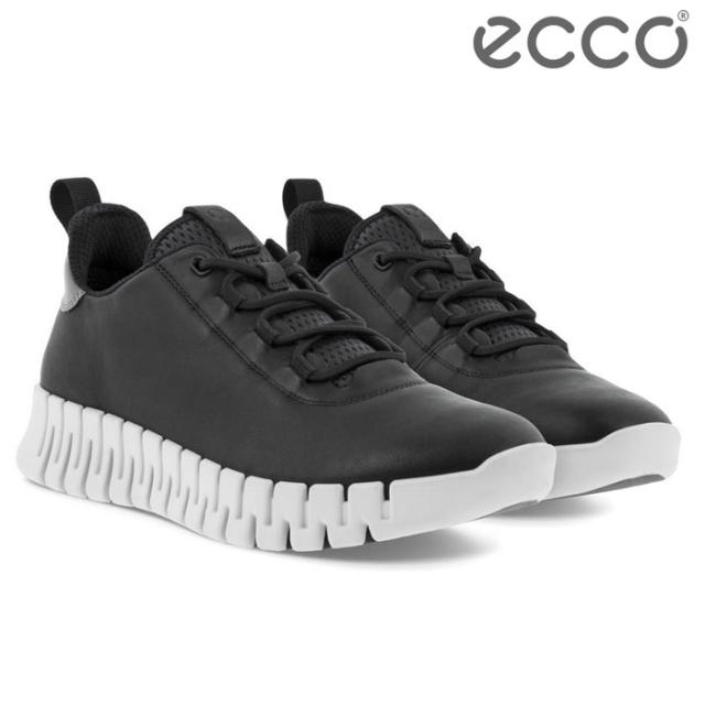 エコー シューズ グルーブ レディース レザー スニーカー 本革 ブラック ECCO GRUUV BLACK 218203-60719