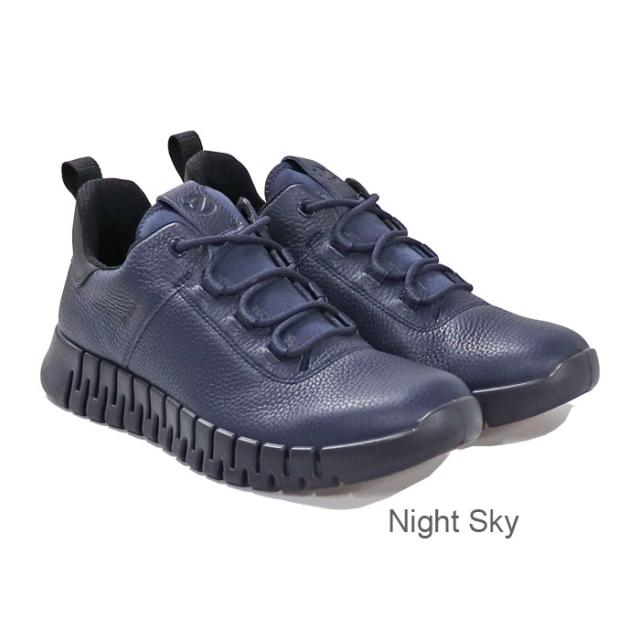エコー シューズ メンズ レザー 防水 ゴアテックス スニーカー 本革 ECCO GRUUV GORE TEX 525224_5