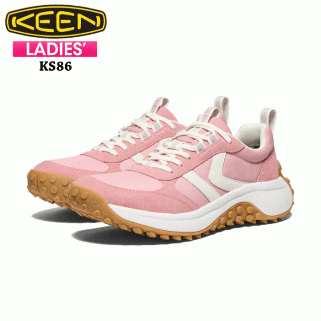 (SALE セール) キーン スニーカー レディース ケーエス86 シューズ アウトドア スポーツ カジュアル ピンク KEEN WOMENS KS86 の通販は 8,360円
