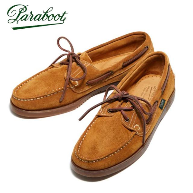 パラブーツ メンズ バース デッキシューズ PARABOOT BARTH  VEL FAUVE (正規品証明書付属)