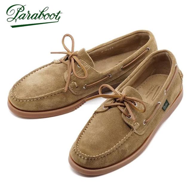 パラブーツ メンズ バース デッキシューズ PARABOOT BARTH VEL SAND (正規品証明書付属)