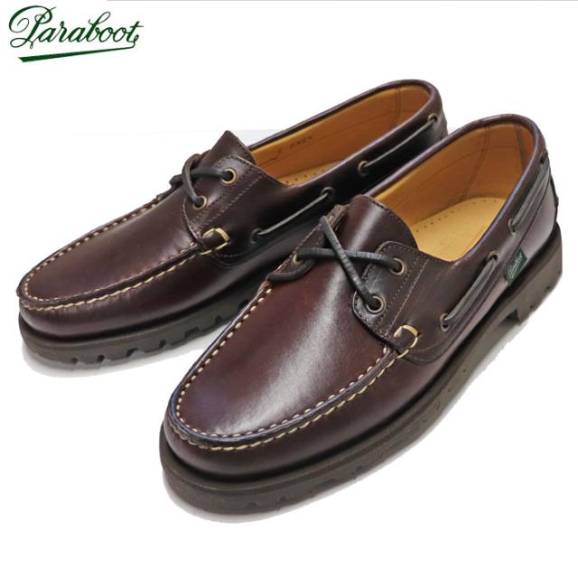 パラブーツ メンズ マロ Uチップ レザー デッキシューズ PARABOOT MALO AMERICA (正規品証明書付属)