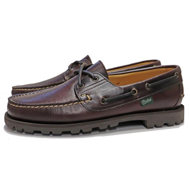 パラブーツ メンズ マロ Uチップ レザー デッキシューズ PARABOOT MALO