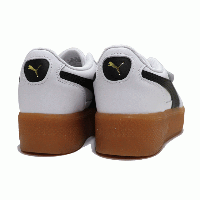 プーマ スニーカー パレルモ エレベータ レディース レザー 厚底 ホワイト/ガム Puma PALERMO ELEVATA LTH プーマ スニーカー パレルモ エレベータ レディース レザー 厚底